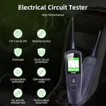 Automotive Circuit Tester - 0-70V Electrical Diagnostic Tool with TFT Display, Short Circuit Detection, 10M Cable for Cars &amp; Trucks
