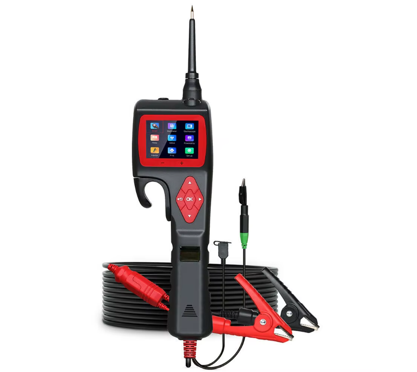 P-Series Automotive Diagnostic Tool - Multifunctional Circuit Tester with Oscilloscope, 0-5V Power, Relay &amp; Injector Testing