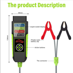 BT400 Car Battery Tester Load Tester with OBD II Voltage Test Battery Replacement Tester Analyzer Charging Test