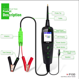 Automotive Circuit Tester - 0-70V Electrical Diagnostic Tool with TFT Display, Short Circuit Detection, 10M Cable for Cars &amp; Trucks