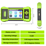 M300 Motorcycle Scanner with Printer - Handheld Diagnostic Tool for BMW, Harley, Ducati, Live Data, Fault Code Reader
