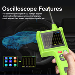 2023 Smart Hook P200 Pro Circuit Tester - 9-48V Intelligent Diagnostic Tool with LCD, Oscilloscope, Injector Testing