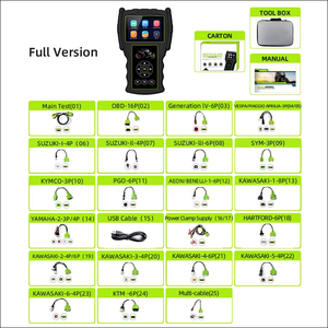 M100 Pro BMW Motorcycle Scanner - OBD2 Diagnostic Tool with Fault Code Reader, ABS Testing, Battery Tester