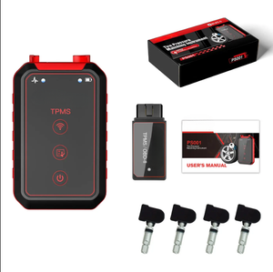 Tire Pressure Monitoring System Reset TPMS Replacement Tool TPMS Scanner with 4pc Sensors
