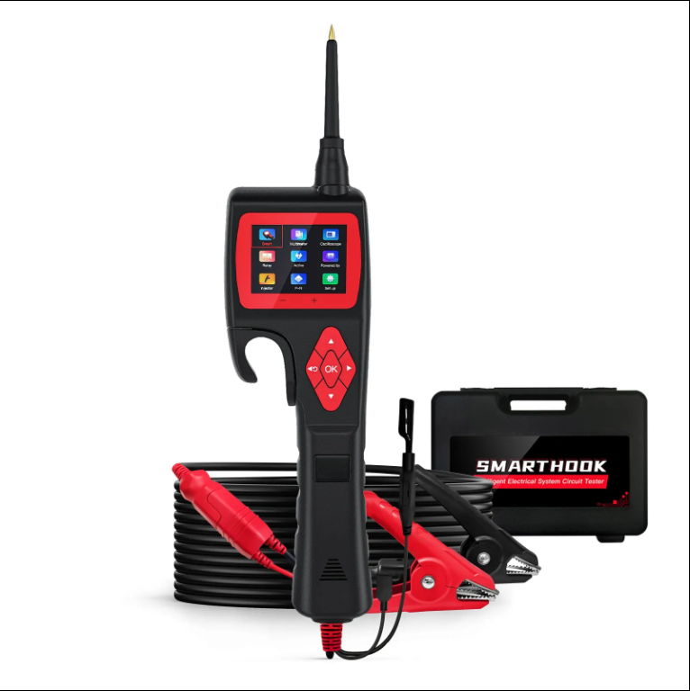 P-Series Automotive Diagnostic Tool - Multifunctional Circuit Tester with Oscilloscope, 0-5V Power, Relay &amp; Injector Testing