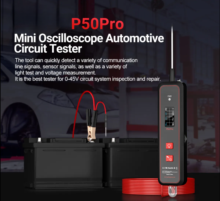 Wholesale DC 0-40V P50 PRO Car LCD Digital Electric Voltage Tester Pen Automotive Power Probe Circuit Tester