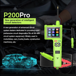 2023 Smart Hook P200 Pro Circuit Tester - 9-48V Intelligent Diagnostic Tool with LCD, Oscilloscope, Injector Testing