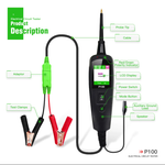 Automotive Circuit Tester - 0-70V Electrical Diagnostic Tool with TFT Display, Short Circuit Detection, 10M Cable for Cars &amp; Trucks