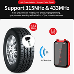 Tire Pressure Monitoring System Reset TPMS Replacement Tool TPMS Scanner with 4pc Sensors