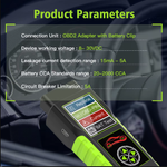 BT400 Car Battery Tester Load Tester with OBD II Voltage Test Battery Replacement Tester Analyzer Charging Test