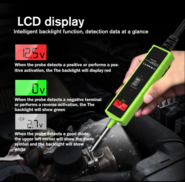 P60 Factory Direct Supply Power Probe DC 6-30V Vehicle Electrical System Diagnosis Instrument Automotive Circuit Tester