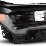 LED Passenger-Side Headlight Assembly for 2024-2025 Toyota Tacoma TRD Sport/Off-Road/Pro, Trailhunter, SR, SR5, Limited, Black Housing, Dustproof, Direct Replacement (81110-AK010)(Right)