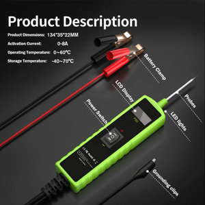 P60 Factory Direct Supply Power Probe DC 6-30V Vehicle Electrical System Diagnosis Instrument Automotive Circuit Tester