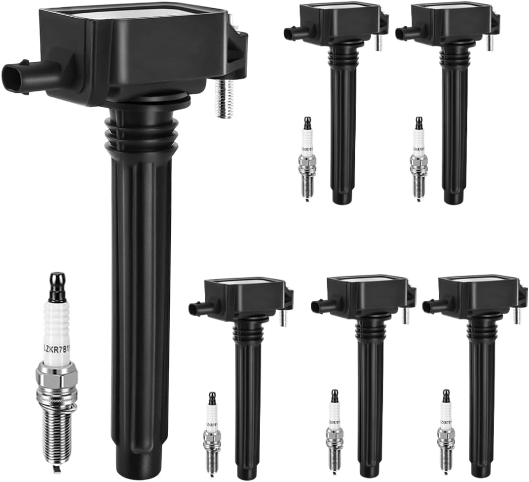 UF648 Ignition Coil Pack & Double Iridium Spark Plug Kit for 2011–2020 Chrysler, Dodge, Jeep, RAM, VW 3.6L V6 – Replaces C1791