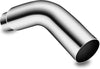 4" Inlet to 6" Outlet 23" Long Chrome Diesel Exhaust Pipe Tip Elbow, 45-Degree, Rust-Resistant, Easy Install for Cars, Pickups, Trucks