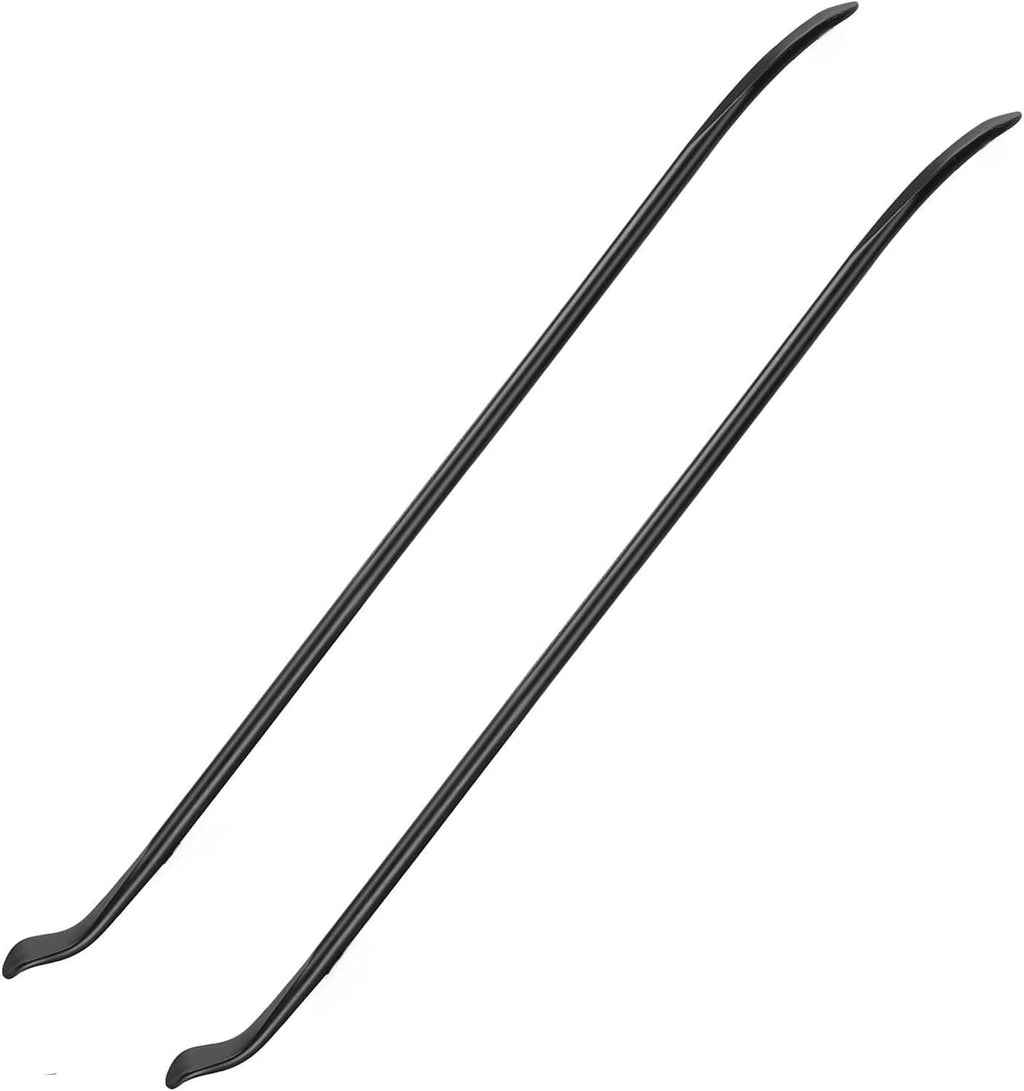 2-Pack 34645 Tire Mount and Demount Iron, 38in x 4/5in Black 40Cr Steel Tire Changing Tool for Auto and Truck Tubeless Tires