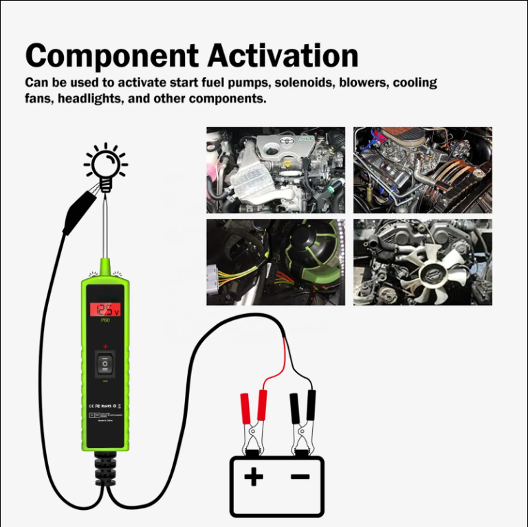 P60 Factory Direct Supply Power Probe DC 6-30V Vehicle Electrical System Diagnosis Instrument Automotive Circuit Tester