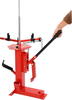 Portable Manual Tire Changer for 4" to 16.5" Tires, Adjustable Steel Bead Breaker for Motorcycles, Go-Karts, ATVs, Trailers, and Light Trucks, Lever-Action, Easy Assembly
