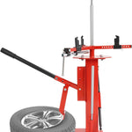 Portable Manual Tire Changer for 4" to 16.5" Tires, Adjustable Steel Bead Breaker for Motorcycles, Go-Karts, ATVs, Trailers, and Light Trucks, Lever-Action, Easy Assembly