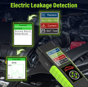 BT400 Car Battery Tester Load Tester with OBD II Voltage Test Battery Replacement Tester Analyzer Charging Test