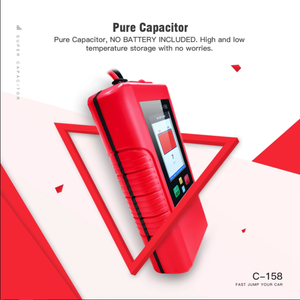 C158 Car Jump Starter Pure Capacitor Car Power Bank Short Circuit Reverse Polarity Protections USB Charging