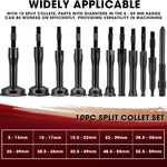 16-Piece Blind Hole Bearing & Seal Puller Kit with Slide Hammer and Collets for 1/4" to 2-1/3" Inner Diameters