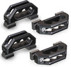 Aluminum Bed Rail Cleats (4-Pack, Black) – Tie Down Anchors for Tacoma, Tundra, Gladiator, Ram 1500 – Replaces PT278-35160, PT785-35050-S1