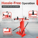 Portable Manual Tire Changer for 4" to 16.5" Tires, Adjustable Steel Bead Breaker for Motorcycles, Go-Karts, ATVs, Trailers, and Light Trucks, Lever-Action, Easy Assembly
