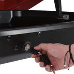 15.5 Cu. Ft. Red Waterproof Hard Shell Rooftop Cargo Box with Dual-Sided Access, Security Lock, Tool-Free Install, 130 lbs Capacity for Vehicles with Racks