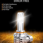 9005 9006 LED Fog Light Bulbs, 32,000LM 6500K Cool White, HB3 HB4 Plug-and-Play Combo, 400% Brighter, IP68 Waterproof, 60,000-Hour Lifespan, Pack of 4