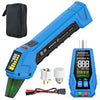 INSTRODOTS CBF01 Digital Circuit Breaker Finder with GFCI Outlet Tester, 90-120V AC, Buzzer Alarm, Color Display, and Accessories (Blue)