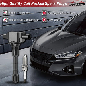 UF648 Ignition Coil Pack & Double Iridium Spark Plug Kit for 2011–2020 Chrysler, Dodge, Jeep, RAM, VW 3.6L V6 – Replaces C1791