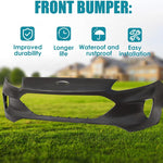 Front Bumper Cover for 2020-2022 Ford Escape, Black Plastic with Fog Light Holes, OEM Replacement (FO1014142, LJ6Z17D957AAPTM), Easy Install