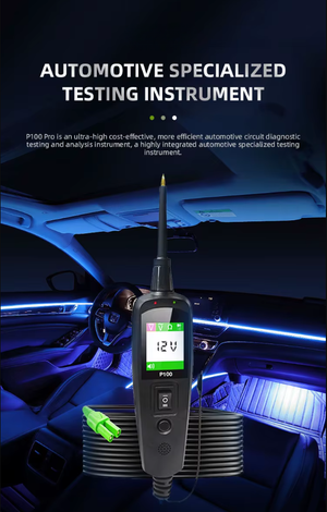 Automotive Circuit Tester - 0-70V Electrical Diagnostic Tool with TFT Display, Short Circuit Detection, 10M Cable for Cars &amp; Trucks