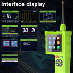 2023 Smart Hook P200 Pro Circuit Tester - 9-48V Intelligent Diagnostic Tool with LCD, Oscilloscope, Injector Testing