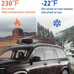 16 Cu. Ft. Brown Waterproof Hard Shell Rooftop Cargo Box with Dual-Sided Access, Security Lock, Tool-Free Install, 130 lbs Capacity for Vehicles with Racks