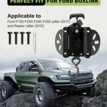 2-Pack Retractable Truck Bed Ratchet Straps for 2015-2025 Ford F-150, F-250, F-350, F-450 – Auto-Retract Tie Down System with Polyester Straps and Alloy Steel Fasteners
