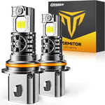 9007/HB5 LED Fog Lights, 46,000LM Ultra Bright 6500K Cool White, 70,000+ Hour Lifespan, 1:1 Halogen Fit, Plug & Play, CANBUS Ready, Pack of 2