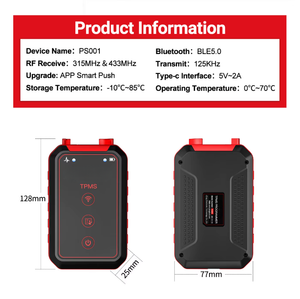 Tire Pressure Monitoring System Reset TPMS Replacement Tool TPMS Scanner with 4pc Sensors
